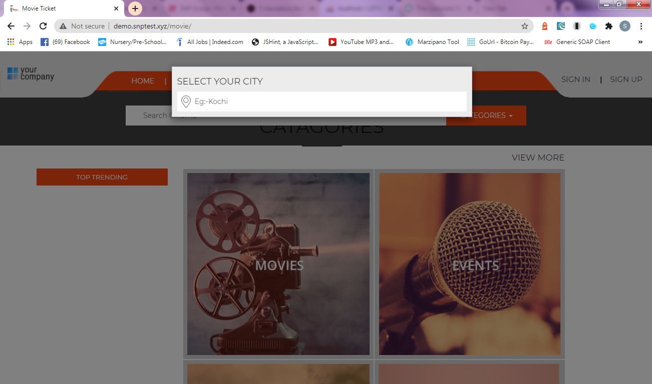 Movie Ticket Booking